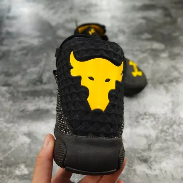 Project Rock x Under Armour Delta Training Shoes - Black/Yellow