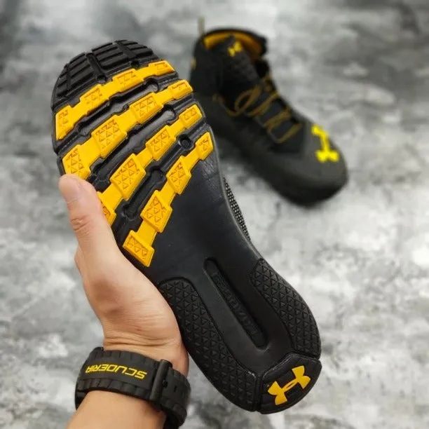 Project Rock x Under Armour Delta Training Shoes - Black/Yellow