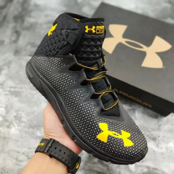 Project Rock x Under Armour Delta Training Shoes - Black/Yellow