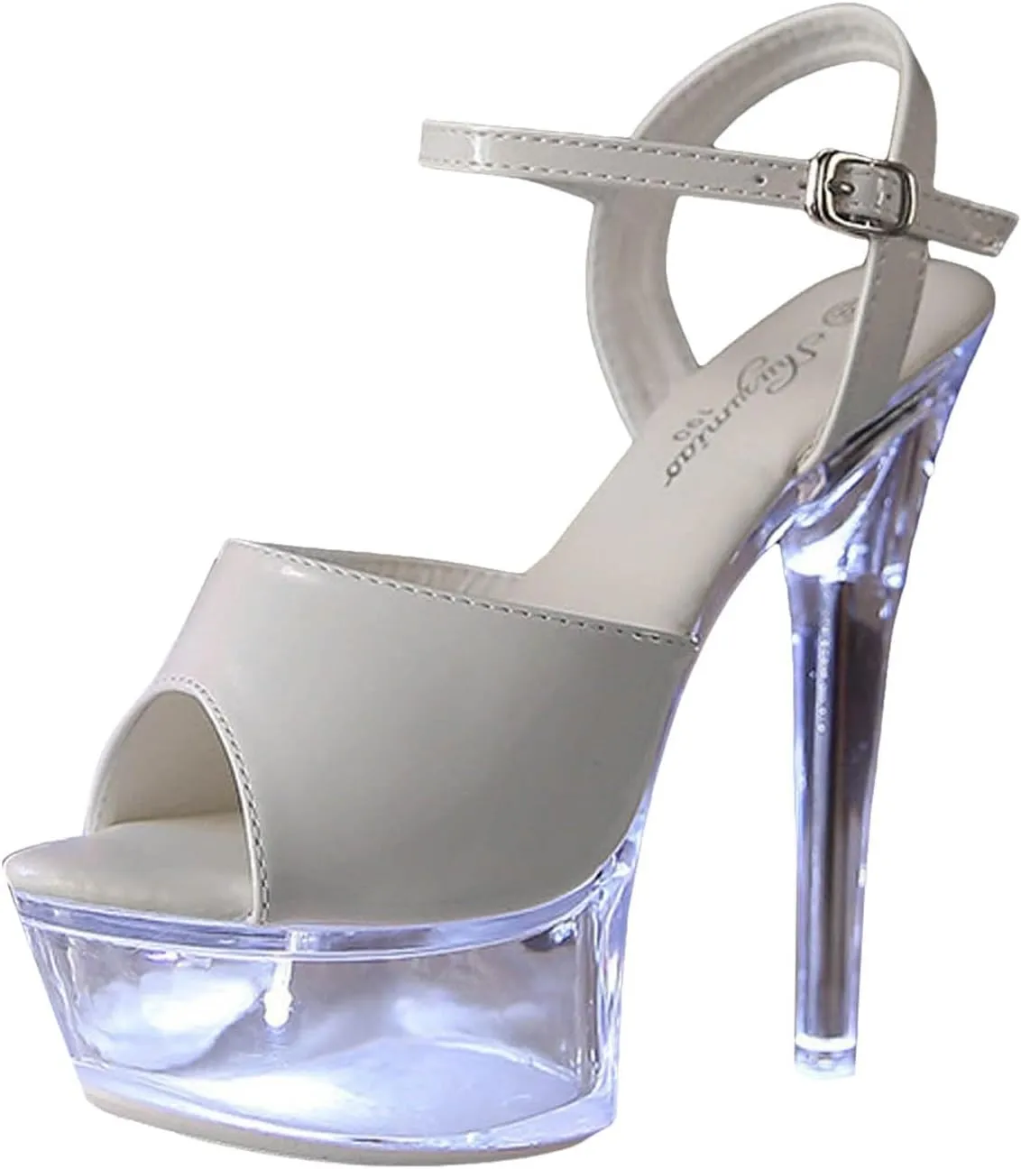 Sandals Strappy Heels Ankle Strap Lace Up Heels Chunky Heel Fashion Shoes