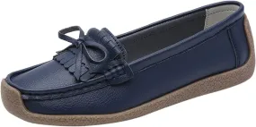 Tassel Decoration Slip On Women Comfort Walking Flat Loafers Casual Shoes Driving Loafers Walking Shoes Wedges