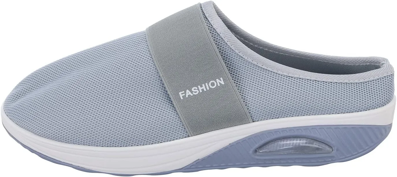 Women's Casual Slip on Half Shoes Breathable Tennis Shoes Womens Wide Width Women Casual Shoes Platform Sneakers Red Tennis Shoe Loafers Casual Slip On