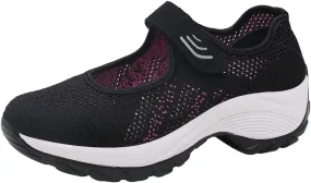 Women's Fashion Sneaker Lace Up Low Top Comfortable Walking Shoes Slip On Tennis Shoes Women No Laces Women Loafers Shoes Walking Sneakers for Women