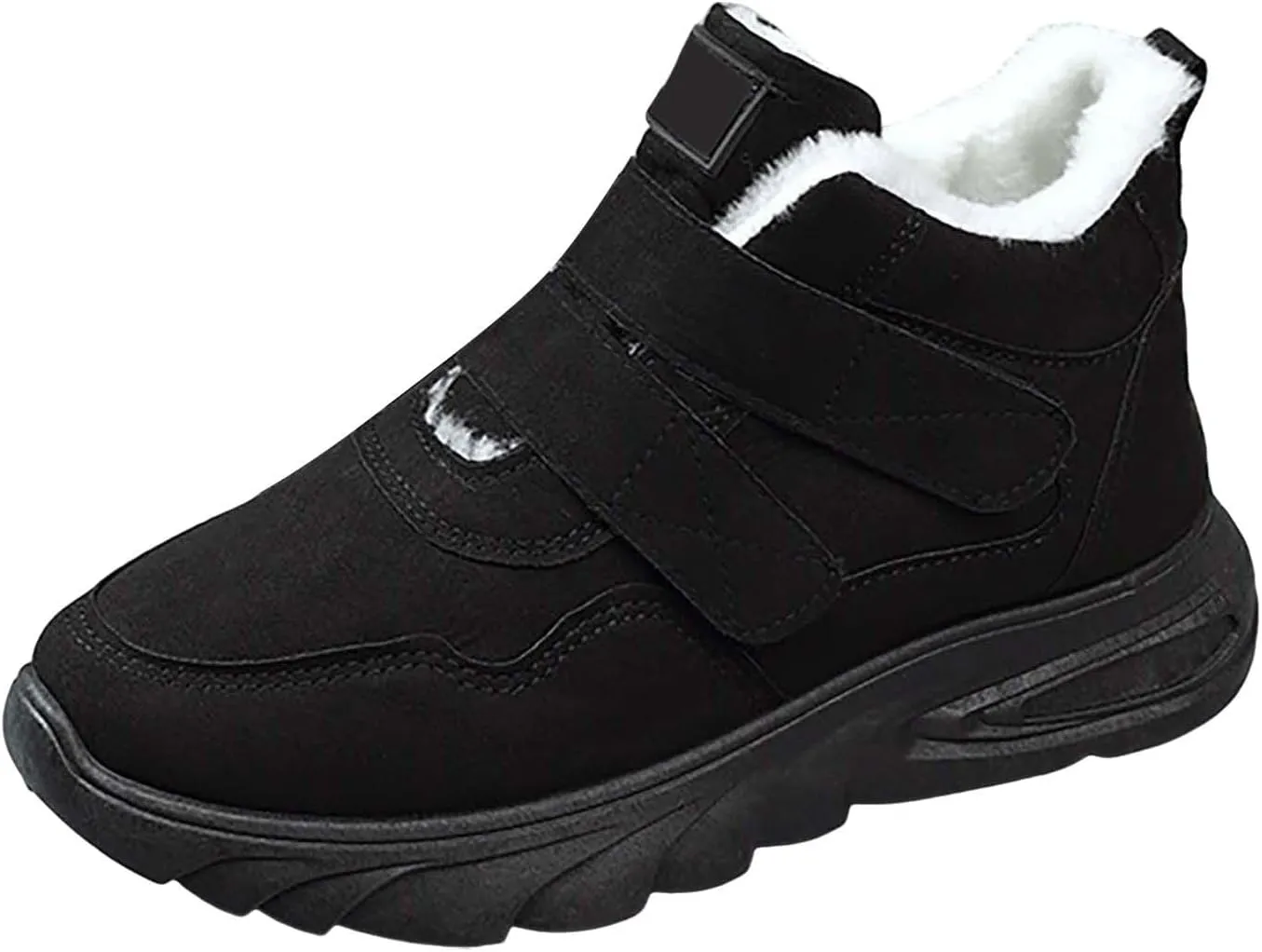 Women's Snow Boots Non-Slip Casual Sneakers Plush Lined Casual Shoes Winter Padded Warm Women's Extra Wide Boots