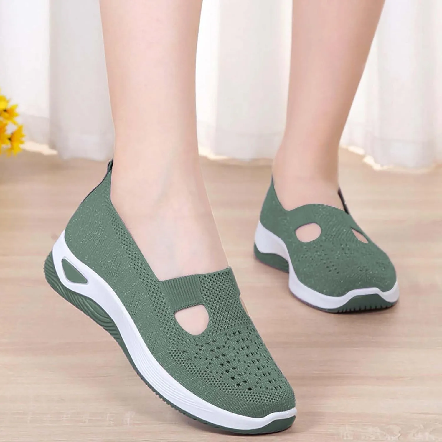 Women's Woven Orthopedic Breathable Soft Shoes Mens Tennis Shoes Boots Casual Tennis Shoes Walking Sneakers Tennis Shoe Loafers Casual Slip On