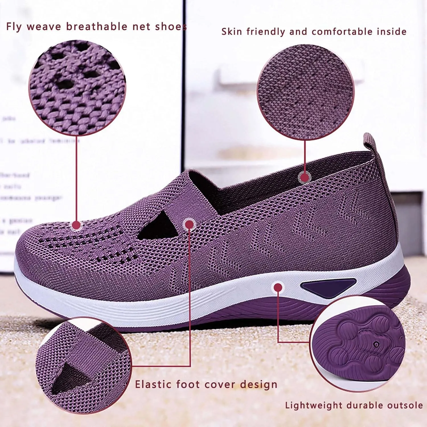 Women's Woven Orthopedic Breathable Soft Shoes Mens Tennis Shoes Boots Casual Tennis Shoes Walking Sneakers Tennis Shoe Loafers Casual Slip On